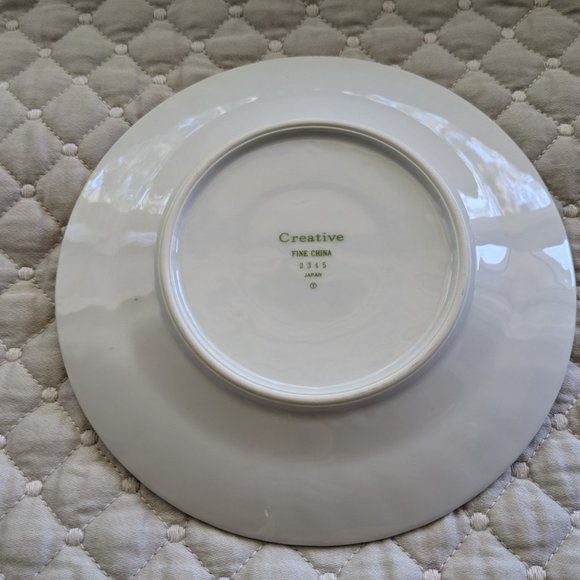 Regency Rose Tea Cup, Saucer Dessert Plate by Creative Fine China - Picture 4 of 12